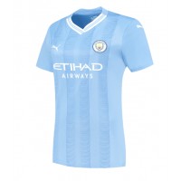 Manchester City Jeremy Doku #11 Hjemmebanetrøje Dame 2023-24 Kortærmet